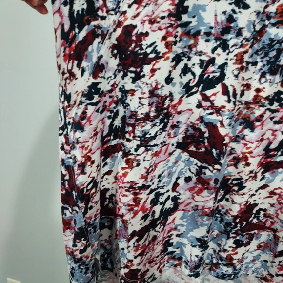 LIVI Lane Bryant Canyon Print Soft V-Neck High-Low Tank With Back Cutout 22/24 - Picture 4 of 11